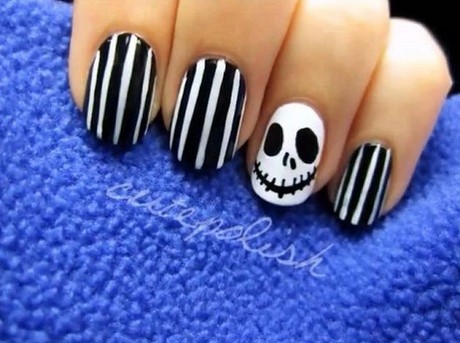 halloween-nail-designs-easy-87_20 Halloween unghii modele ușor