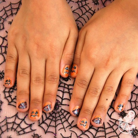 halloween-nails-for-kids-37_19 Unghii de Halloween pentru copii