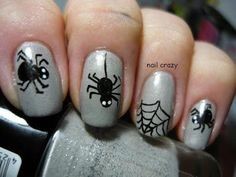 halloween-nails-spider-06_7 Halloween cuie păianjen