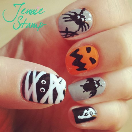 halloween-painted-nails-48_2 Halloween pictat cuie