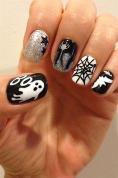 halloween-short-nails-06_13 Halloween Unghii scurte