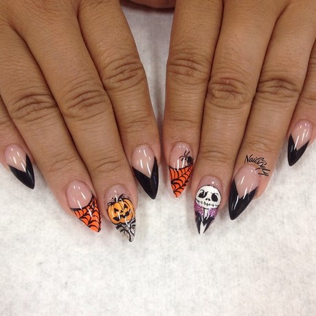 halloween-stiletto-nails-44_18 Unghii stiletto de Halloween