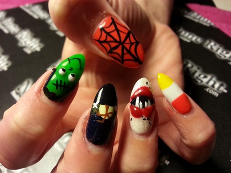 halloween-stiletto-nails-44_8 Unghii stiletto de Halloween