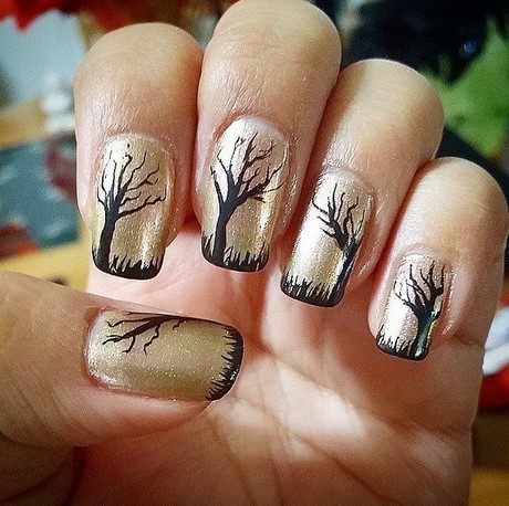 halloween-style-nails-36_4 Unghii de stil de Halloween