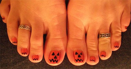 halloween-toe-nail-art-23 Halloween deget de la picior nail art