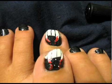 halloween-toes-designs-37_20 Halloween degetele de la picioare modele