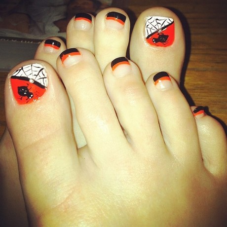 halloween-toes-designs-37_4 Halloween degetele de la picioare modele