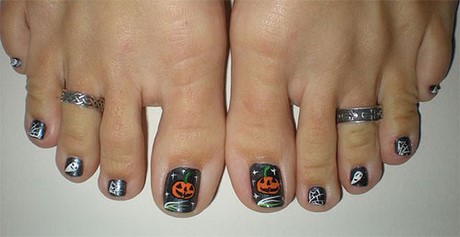halloween-toes-designs-37_9 Halloween degetele de la picioare modele