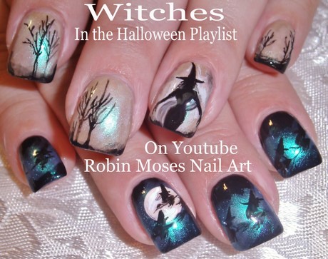 halloween-witch-nail-art-43_12 Halloween vrăjitoare nail art