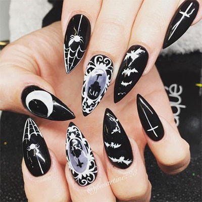 halloween-witch-nail-art-43_7 Halloween vrăjitoare nail art