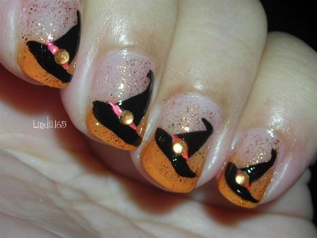halloween-witch-nail-art-43_9 Halloween vrăjitoare nail art