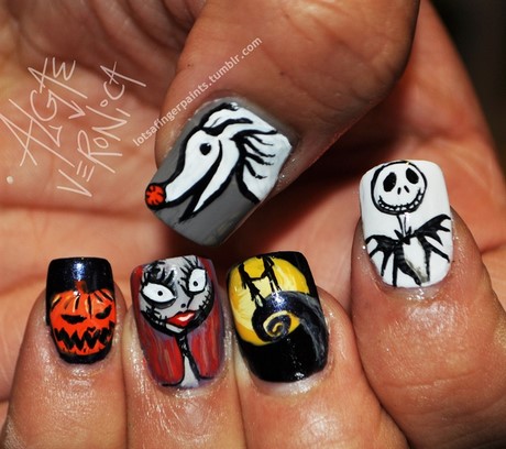 jack-skellington-nail-designs-46_10 Modele de unghii Jack skellington