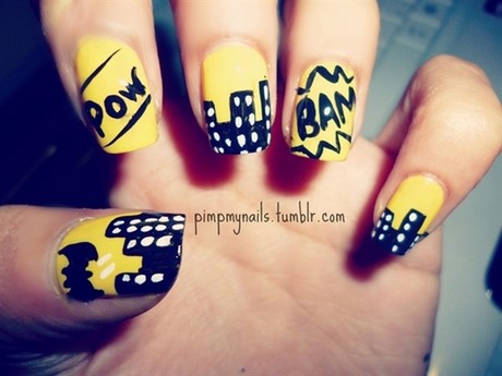 nail-art-batman-71_5 Arta unghiilor batman