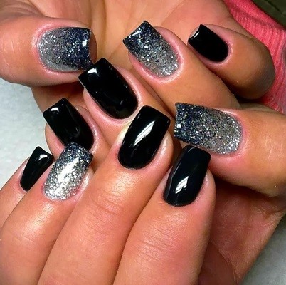 nail-art-black-nails-48_13 Nail art unghii negre