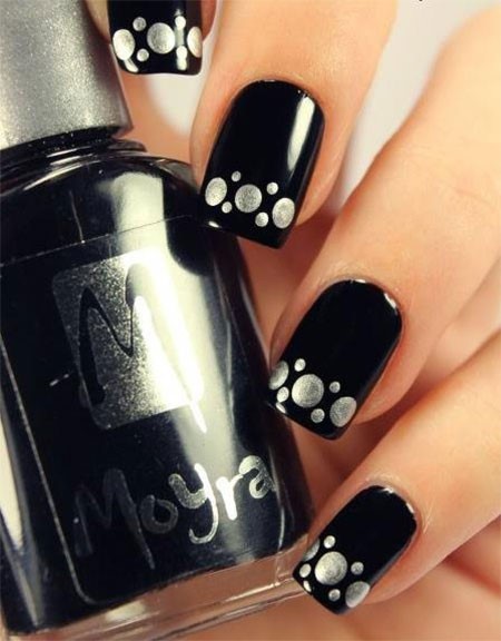 nail-art-designs-black-color-57_11 Nail art proiectează culoarea neagră