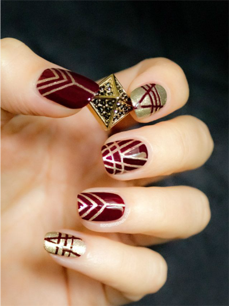 nail-art-fall-designs-42 Nail art toamna modele