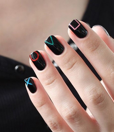 nail-art-in-black-colour-45_10 Nail art în culoarea neagră