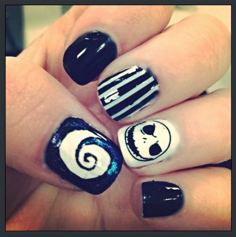 nail-art-jack-skellington-33_11 Arta unghiilor jack skellington