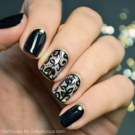 nail-art-lace-design-71_8 Nail Art Design dantelă
