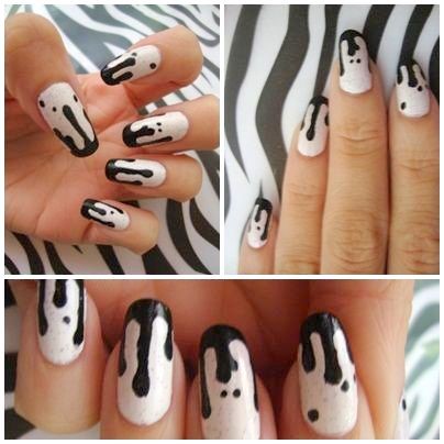 nail-art-of-black-colour-22_18 Nail art de culoare neagră