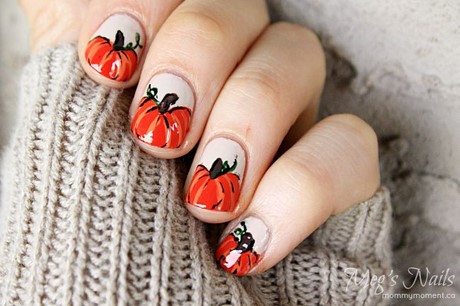 nail-art-pumpkin-63_14 Nail Art dovleac
