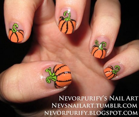 nail-art-pumpkin-63_17 Nail Art dovleac