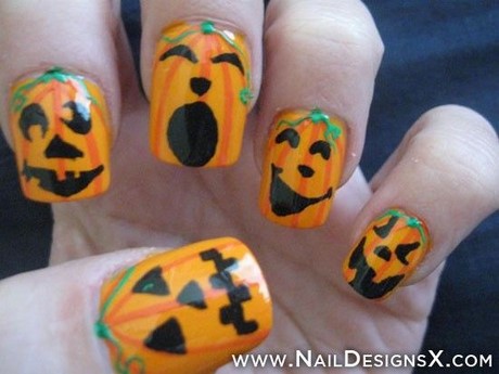 nail-art-pumpkin-63_9 Nail Art dovleac