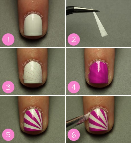 nail-art-steps-12 Pași de artă pentru unghii