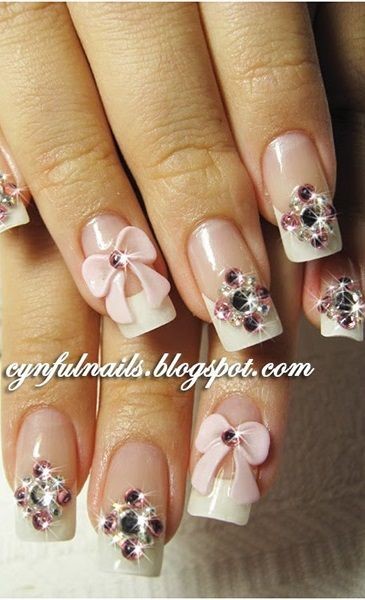 nail-art-with-stones-designs-96_6 Nail art cu modele de pietre