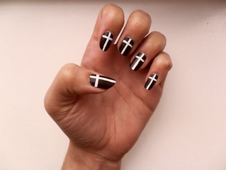 nail-designs-cross-14_10 Modele de unghii cruce