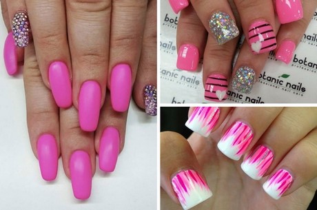nail-designs-in-pink-27_6 Modele de unghii în roz