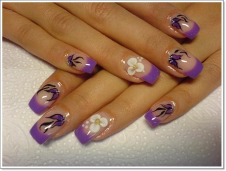 nail-designs-in-purple-34_10 Modele de unghii în violet