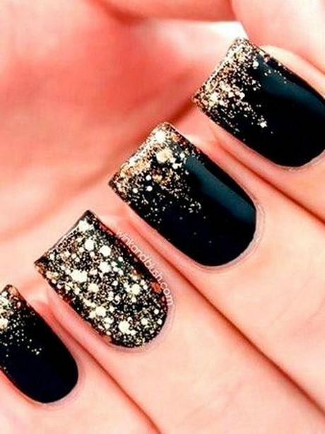 nail-designs-with-black-nail-polish-82_2 Modele de unghii cu lac de unghii negru