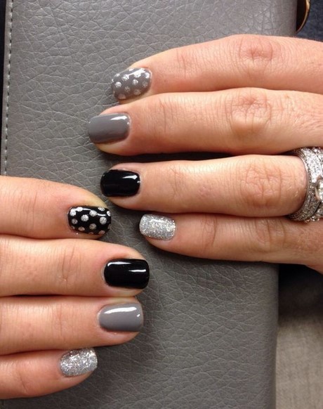 nail-designs-with-black-nail-polish-82_6 Modele de unghii cu lac de unghii negru