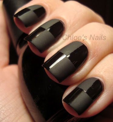 nail-polish-designs-black-84_12 Lac de unghii modele negru