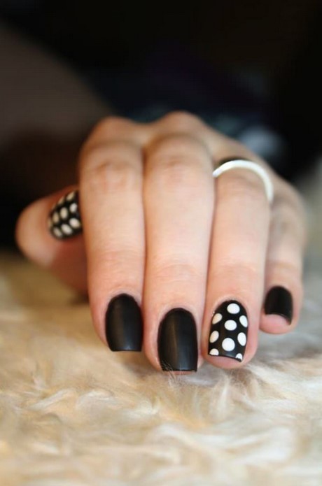 nail-polish-designs-black-84_7 Lac de unghii modele negru