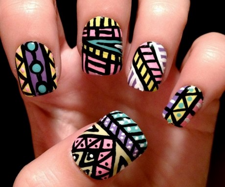 nails-patterns-art-74_6 Modele de unghii arta