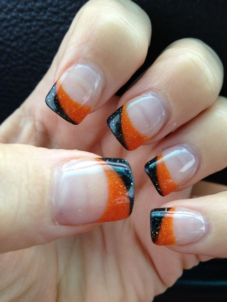 orange-and-black-halloween-nails-87_8 Portocaliu și negru unghii de halloween