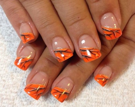 orange-nail-designs-77_19 Modele de unghii portocalii