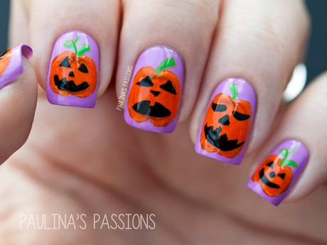 pumpkin-halloween-nails-46_6 Dovleac halloween cuie