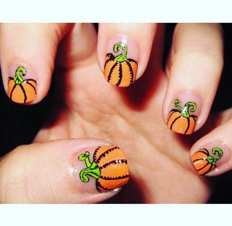 pumpkin-nail-art-14 Dovleac nail art