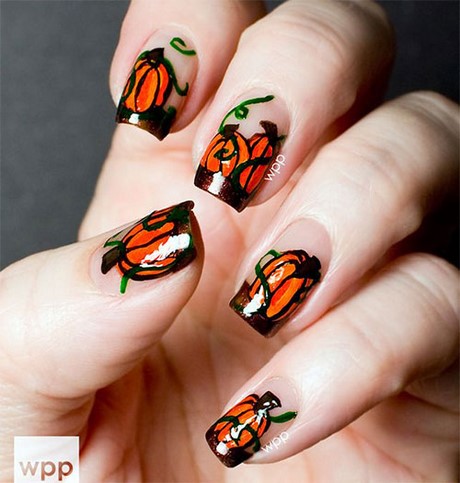 pumpkin-nail-art-14_14 Dovleac nail art