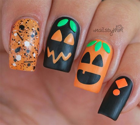 pumpkin-nail-designs-32_8 Modele de unghii de dovleac