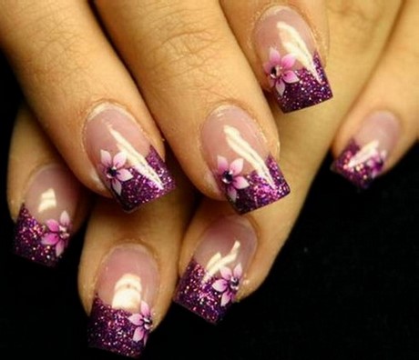 purple-gel-nail-designs-53_9 Modele de unghii cu gel violet