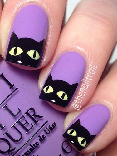 purple-halloween-nail-designs-40_16 Purple halloween unghii modele