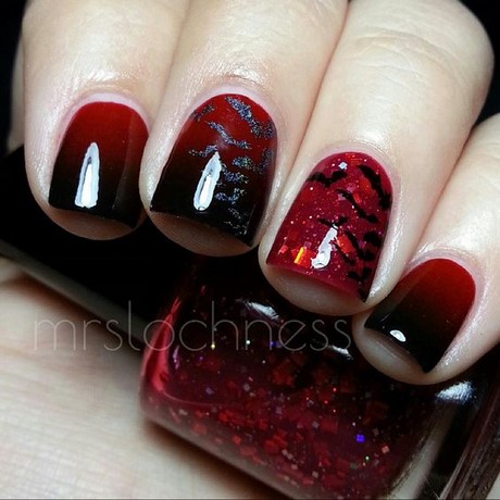 red-halloween-nails-67_17 Unghii roșii de halloween