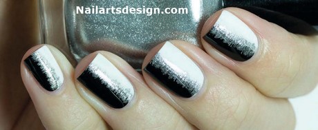 simple-black-and-white-nail-art-designs-77_3 Modele simple de unghii alb-negru