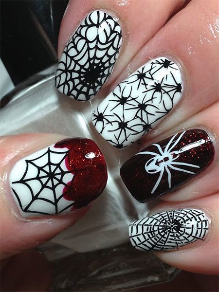 spider-web-nail-art-58_3 Spider web nail art