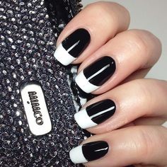 white-and-black-nails-67_11 Unghiile albe și negre