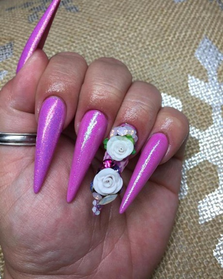 acrylic-nail-designs-purple-43_4 Unghii acrilice modele violet